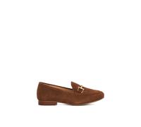 Wide Fit 'Glair' Suede Loafers Dune London Tan 3