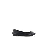 Wide Fit 'Hallo' Ballet Pumps Dune London Black 3