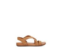 Dune London Wide Fit 'landies' Sandals In Camel Camel 6