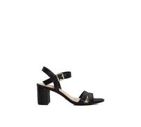 Dune London Wide Fit 'merisa' Sandals In Black Black 8