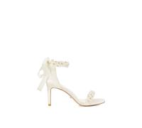 Dune London Wide Fit 'moonstruck' Sandals In White White 7