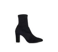 Dune London Wide Fit 'optilly' Suede Ankle Boots In Black Black 5