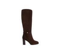 Dune London Wide Fit 'starlling' Suede Knee High Boots In Brown Brown
