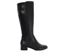 Dune London Women's Wide Fit 'Tayla' Suede Knee High Boots in Brown | Size: 8 Dune London Brown 8