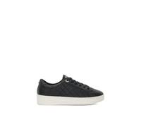 Dune London Women's 'Egent' Leather Trainers in Black | Size: 5 Dune London Black 5