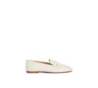Dune London Women's 'Glances' Leather Loafers in White | Size: 8 Dune London White 8
