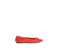 Dune London Women's 'Heat' Suede Ballet Pumps in Orange | Size: 7 Dune London Orange 7