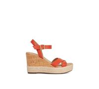 Dune London Women's 'Kindest' Leather Wedges in Orange | Size: 8