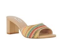 Dune London Womens/Ladies Crochet Medium Block Mule Sandals - Multicoloured - Multicoloured - 8 UK