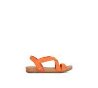 Dune Ladies LANDIES Flat Sandals Size UK 6 Flat Heel Casual Sandals Orange