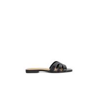 Dune London Women's 'Larrissa' Leather Sandals in Black | Size: 4