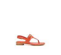 Dune London Women's 'Lexley' Leather Sandals in Orange | Size: 3 Dune London Orange 3