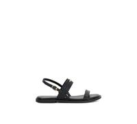 Dune London Women's 'Litton' Leather Sandals in Black | Size: 3 Dune London Black 3