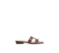 Dune Womens Dune Loupe Smart Slider Leather Sandals Chocolate Leather Eur 39 / 6 UK Women
