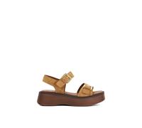 Dune London Women's 'Luno' Leather Sandals in Light Sand | Size: 5 Dune London Light Sand 5