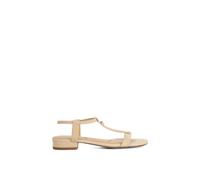 Dune London Women's 'Lyra' Leather Sandals in Ecru | Size: 4 Dune London Ecru 4