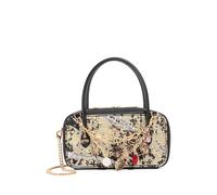 Dune London Women's Metallic Charm Embellished Cross Body Bag - Black, Black,Purple