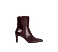 Dune London Women's 'Ovation' Leather Ankle Boots in Red | Size: 3