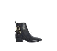 Dune London Women's 'Pattin' Leather Ankle Boots in Black | Size: 8