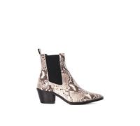 Dune London Women's 'Pexas' Leather Western Boots in Natural | Size: 3 Dune London Natural 3