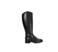 Dune London Women's 'Tabbey' Leather Knee High Boots in Black | Size: 3 Dune London Black 3