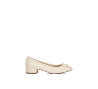 Dune London Women's Wide Fit 'Amazing' Leather Shoe in Ecru | Size: 7 Dune London Ecru 7