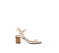 Dune London Women's Wide Fit 'Jaliz' Leather Sandals in Ecru | Size: 3 Dune London Ecru 3