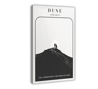 Dune Movie Paul And Chani Canvas Poster Bedroom Decor Landscape Office Room Decor Gift 12x18inch(30x45cm)