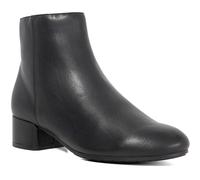 Dune London Ladies PIPPIE Low-Heel Ankle Boots Size UK 7 Block Heel Black