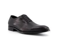 Dune Secrecy Leather Men's Black Oxford Shoes UK 12