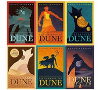 Dune Series 6 Books Collection Set (Dune, Dune Messiah, Children Of Dune, God Emperor Of Dune, Heretics Of Dune & Chapter House Dune)