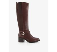 Dune Womens Brown-leather Tildings Knee-high Leather Boots Eur 36 / 3 Uk Women