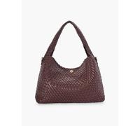 Dune Womens Burgundy Synthetic Deliberate Woven Shoulder Bag 1 Size