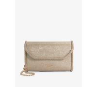 Dune Womens Gold-metallic Fabric Bellini Chain-strap Woven Clutch Bag 1 Size