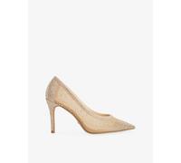 Dune Womens Dune Brightest Rhinestone Heeled Mesh Courts Blush Synthetic Eur 41 / 8 UK Women