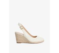 Dune Womens Dune Capable Leather Wedges Ecru Leather Eur 39 / 6 UK Women