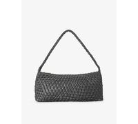 Dune Womens Dune Deliberating East-West Woven Shoulder Bag Grey Synthetic 1 Size