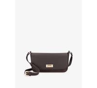 Dune Womens Dune Discreet Leather Cross-Body Bag Dark Brown Leather 1 Size