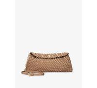Dune Womens Dune Encourage Woven Clutch Bronze Synthetic 1 Size