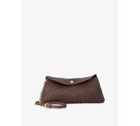Dune Womens Dune Encourage Woven Clutch Brown Synthetic 1 Size