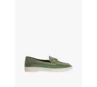 Dune Womens Dune Grinning Suede Loafers Green Suede Eur 41 / 8 UK Women