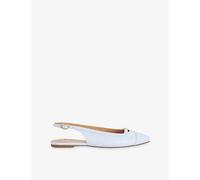 Dune Womens Dune Hanna Leather Slingback Flats Blue Leather Eur 37 / 4 UK Women