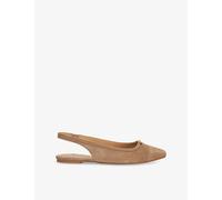 Dune Womens Dune Hanna Suede Slingback Flats Caramel Suede Eur 41 / 8 UK Women