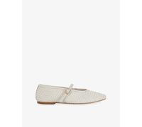 Dune Womens Dune Headliner Leather Ballet Flats Ecru Leather Eur 40 / 7 UK Women