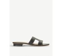 Dune Womens Dune Loupe Leather Sandals Black-Leather Eur 37 / 4 UK Women