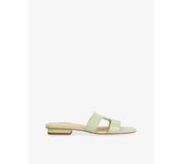 Dune London Women's 'Loupe' Leather Sandals in Green | Size: 6 Dune London Green 6