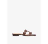 Dune Womens Dune Loupe Smart Slider Leather Sandals Chocolate Leather Eur 40 / 7 UK Women