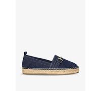 Dune Womens Vy-denim Fabric Gellato Snaffle-trim Flat Denim Espadrilles Eur 36 / 3 Uk Women