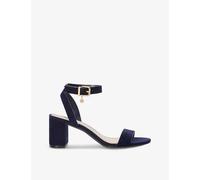 Dune Womens Vy-suede Memee Delicate-chain Suede Sandals Eur 36 / 3 Uk Women