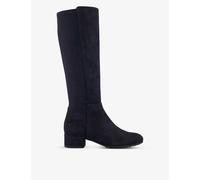 Dune London Women's Ladies Tayla - Stretch-Suede Knee-High Boots - Navy - Size: 8
